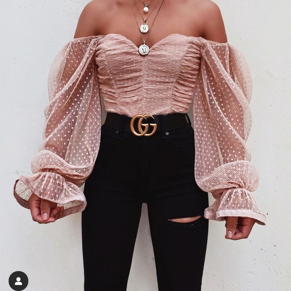 Nude crop top - Picture 9 of 9